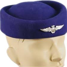 Female cm's cs's and f&b's will wear a purple hat but female chefs will wear the brown hat like the regular cabin crew. Flight Attendant Hat The Costumer
