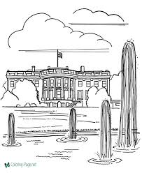 There are so many patterns of houses depicted that you would be spoilt for choice for the colors to put on them. White House Coloring Pages