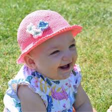 Haeklet Sommerhat Barn Fra Crochet Summer Hats Crochet Baby Hat Patterns Crochet