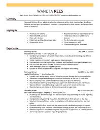 Professional Delivery Driver Resume Examples Driving Livecareer