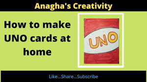 Hi, uno is the classic card game that's easy to pick up and impossible to put down. How To Make Uno Cards At Home Anagha S Creativity Diy Youtube