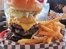 The Tsunami Burger At Red S Diner In Crescent City California Crescent City Diner Recipes Diner