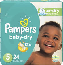 Pampers Baby Dry Disposable Diapers, Jumbo Pack, 24 Count