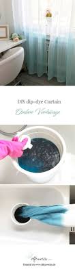 Diy Dip Dye Vorhange Mit Ombre Effekt 2019 Dip Dye Curtains Diy Curtains Dye Curtains