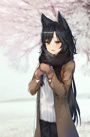 No account needed, updated constantly! Kawaii Anime Wolf Girl Winter Anime 1031x1565 Wallpaper Teahub Io