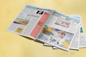 13 Photorealistic Newspapers Advertising Mockups Zippypixels Newspaper Newspaper Advertisement Newspaper Layout