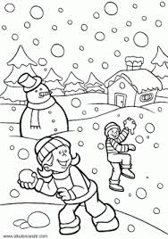 Kis Mevsimi Boyama Sayfalari Winter Coloring Pages Panosundaki Pin