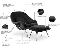 Eero Saarinen Womb Chair And Ottoman Black Modholic Com Womb Chair Saarinen Womb Chair Chair
