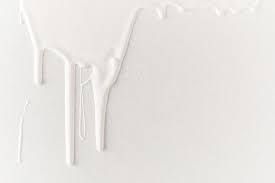White Dripping Paint On White Surface Free Stock Photo and Image