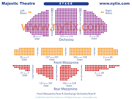 The Majestic Theater Nyc Majestic Theater New York Seating