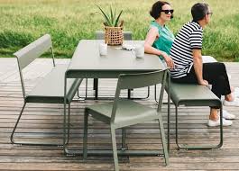 Fermob Bellevie Dining Table Contemporary Outdoor Furniture Outdoor Furniture Outdoor Furniture Sets