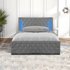 Le lit coffre mood rim compact samoa est un lit design sobre qui apportera du charme et du confort dans votre chambre ainsi qu'une capacité de rangement bien pratique.sa tête de lit est biseautée su. Lit Coffre Design Avec Led Osmos