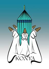 Semazen Mevlana Konya Turk Sanati Islami Sanat Cizimler