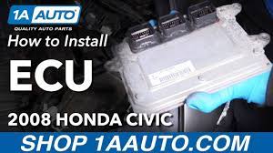 Many owners of a newer honda civic or accord have had problems with diagnosing what it means when the eps light lights up suddenly on the dash. How To Replace Engine Computer 05 11 Honda Civic Youtube