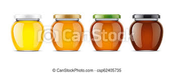 Download Clear Honey Jar Mockup Detailed Illustration Canstock