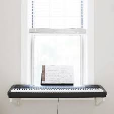 Diy Modern Piano Stand Using Ekby Lerberg Brackets From Ikea Piano Desk Modern Diy Piano