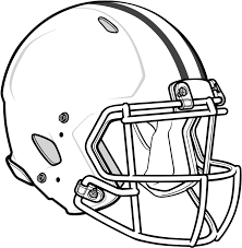 Los angeles rams helmet from nfl . Graphic Royalty Free Collection Of Helmet Football Football Helmet Coloring Page Full Size Png Download Seekpng