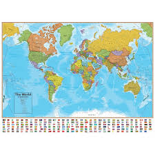 The western and eastern hemisphere are divided by zero degrees longitude which is known as the prime meridian. Round World Hemispheres Laminated Map U S World 38 X 48 Wayfair