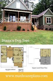 Dream house plans & designs with porch for 2021. Diana S Dog Trot Dogtrot Cabin Floor Plan Cabin Floor Plans Dog Trot House Plans Lake House Plans