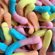 Sour Worms Online At Lollyworld A World Of Lollies Sour Worms Worm Cake Lollies