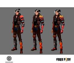 Artstation Free Fire Elite Kelly Hayato Military And Mecha Chloe Veillard In 2021 Character Art Military Fire