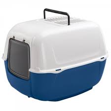 Ferplast Prima Azzurra Kapali Kedi Tuvaleti 39 5 X 52 5 X 38 Cm