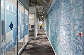 Google In Santa Clara County Ca Largeoffice Commercialspaces Commercialinteriors Design Flooring Office Wall Graphics Window Graphics Commercial Interior Design
