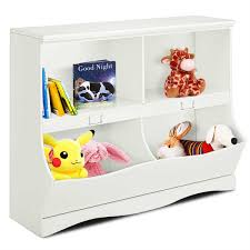 Giantex Children Storage Unit Kids Bookshelf Bookcase White Baby Toy Organizer Shelf Modern Furniture Hw57075wh Kids Bookshelf Toy Organizer Shelfbaby Bookcase Aliexpress