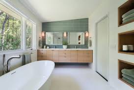 A midcentury primary bathroom makes up only 7,783, or 0.71%, of the 1,091,335 bathrooms we analyzed, but this underutilized design can be a good way to combine one. 13 Incredible Mid Century Modern Bathroom Ideas For A Unique Decor 1 Covet Edition