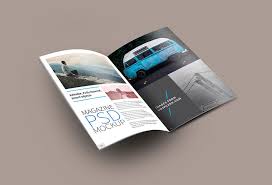 Free Open Magazine Mockup Fribly Magazine Mockup Psd Magazine Mockup Mockup Free Psd