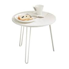 Uhomepro round coffee table modern faux marble style with black metal legs, wood table top modern coffee table, contemporary accent coffee and snack end table tea table for living room, q16221. Ghc Small Round Coffee Table Modern Side Table End Table With 3 Metal Legs For Living Room Beige Buy Online In Antigua And Barbuda At Antigua Desertcart Com Productid 220981028