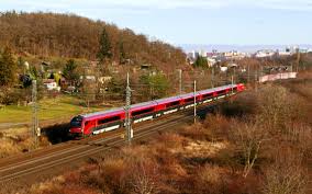 We take the regiojet route from prague to vienna. Railjet Vindobona Train Arriving In Prague From Vienna Trains