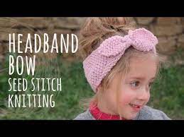 This free knitted headband pattern for a child is super quick and easy. Tutorial Girl Headband Knitting Easy And Quick Lanas Y Ovillos In English Youtube