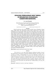 Maybe you would like to learn more about one of these? Pdf Upacara Perkawinan Adat Sunda Di Kecamatan Cicalengka Kabupaten Bandung
