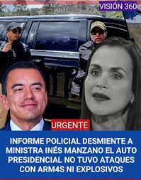 Urgente Informe Policial desmiente a la Ministra Inés Manzano . Un informe  de la Policía Nacional al que tuvo acceso El Mercurio, con fecha 8 de  octubre de 2025, confirma que siete