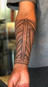 60 Forearm Tattoos For Men Photos And Tattoos Maoritattoo Maori Tattoos Fingert In 2020 Tribal Tattoos For Men Tribal Arm Tattoos Polynesian Forearm Tattoo