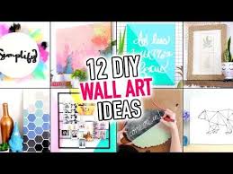 3 12 Easy Wall Art Room Decoration Ideas Diy Compilation Video Hgtv Handmade Youtube Simple Wall Art Diy Decor Diy Room Decor