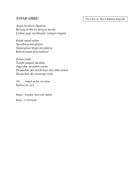 Maybe you would like to learn more about one of these? Tanah Airku Puisi Karya