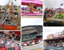 La force du vent oscillera aux alentours de 14 km/h. A Dives Sur Mer Luna Park S Installe Dans Ses Nouveaux Quartiers Et Voit Les Choses En Grand Le Pays D Auge