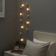 Nordlux led dekolicht, lichter kette led weihnachten kugeln dekoration chrom leuchte lampe licht fenster. Livsar Lichterkette 12 Led Innen Batteriebetrieben Grau Weiss Ikea Deutschland