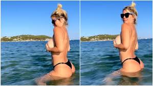 A Wanda Nara se le va de las manos: publica un vídeo desnuda en una playa  de Ibiza