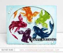 We're working on some videos, meanwhile here's a short review of swag and of the decks released at the conference in hong. 2017 Hero Arts Catalog Blog Hop Handmade By Heather Ruwe