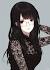 Tomboy Anime Girl With Black Hair