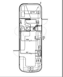 Sitting 30 feet above the river and 5 feet above the flood plain on concrete piers anchored 25 feet into the ground, this spartan is safe from any flooding disasters or wind, or probably even a tornado. Floor Plans The Trailer Trash Project