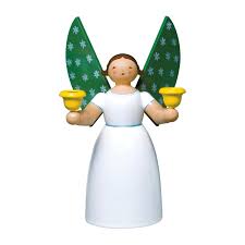 Angel Holding Candles