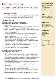 Eliminate or limit any insurance or indemnification agreement otherwise requested by the covered entity. Business Development Associate Resume Samples Qwikresume