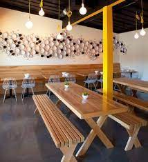 Fleetwood Fernandez Architects Designs Yellow Fever Restaurant Interior Design Cafe Interior Design Japanese Restaurant Interior