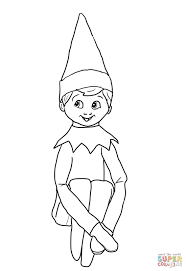 Free printable elf coloring pages for kids. Printable Girl Elf On The Shelf Coloring Pages Coloring Home