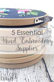 Check out our embroidery accessories selection for the very best in unique or custom, handmade pieces from our shops. 5 Essential Hand Embroidery Supplies Cutesy Crafts