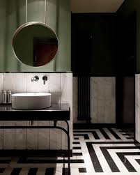 Bathrooms I Pinned For The Mountain Fixer And Why Green Bathroom Decor Olive Green Bathrooms Bathroom Interior